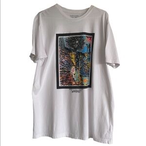 Rare QUIKSILVER 50 Years of Adventure Warpaint Tee Shirt Men L Large